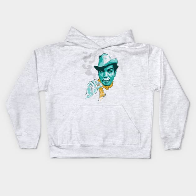 Cantinflas Kids Hoodie by salohman